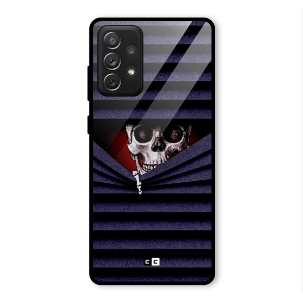 Skull Peak Glass Back Case for Galaxy A72