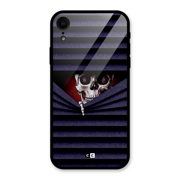 Skull Peak Glass Back Case for iPhone XR
