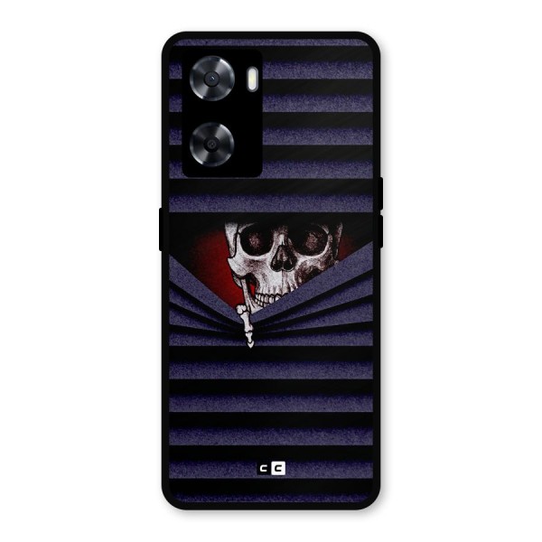 Skull Peak Metal Back Case for Oppo A77