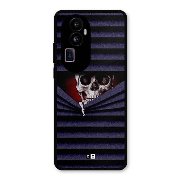 Skull Peak Metal Back Case for Oppo Reno10 Pro Plus