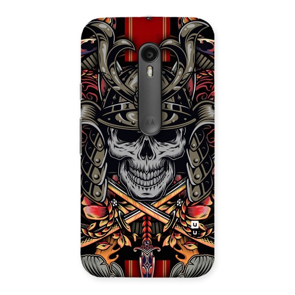 Skull Swords Snakes Back Case for Moto G Turbo