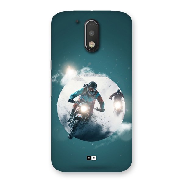 Sky Biker Back Case for Moto G4 Plus