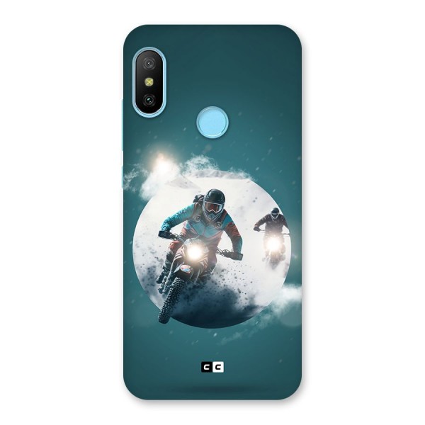 Sky Biker Back Case for Redmi 6 Pro