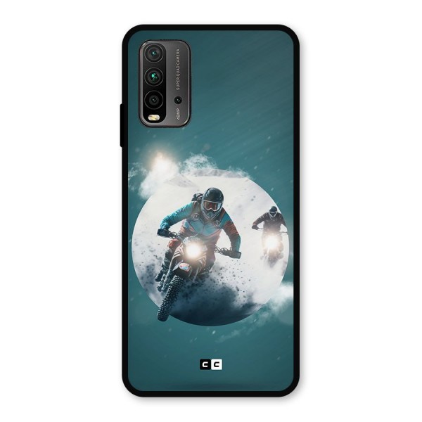Sky Biker Metal Back Case for Redmi 9 Power