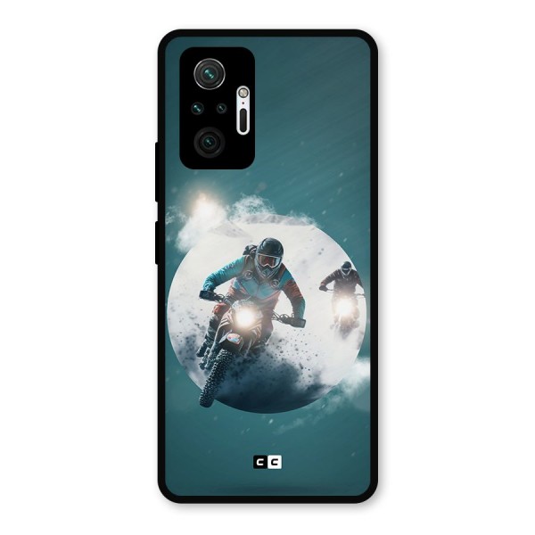 Sky Biker Metal Back Case for Redmi Note 10 Pro Max