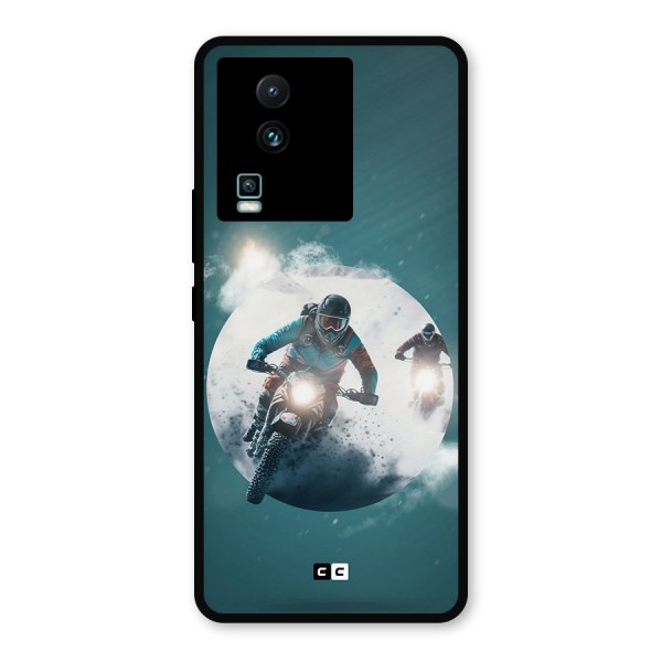 Sky Biker Metal Back Case for iQOO Neo 7