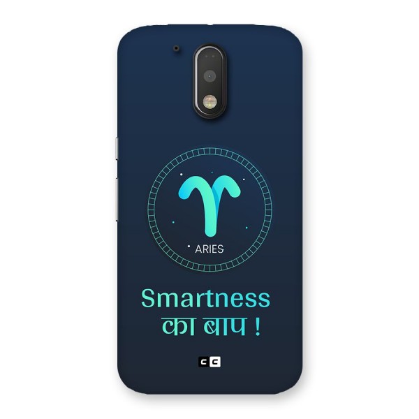 Smart Aries Back Case for Moto G4 Plus