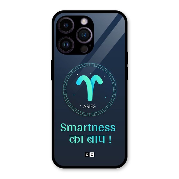Smart Aries Glass Back Case for iPhone 14 Pro Max