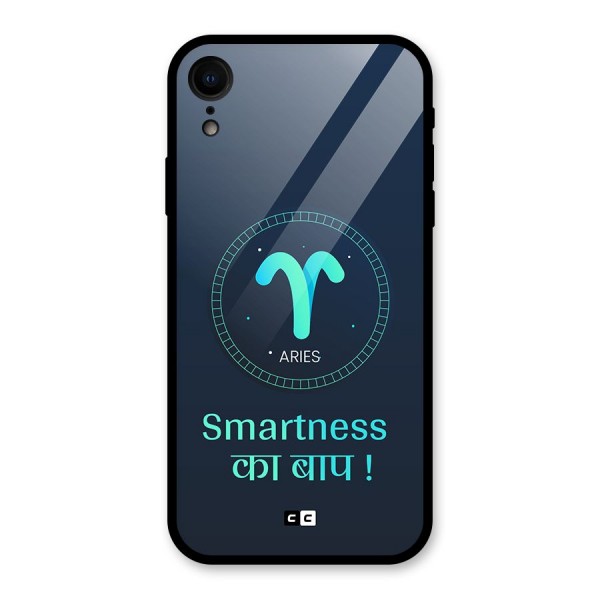 Smart Aries Glass Back Case for iPhone XR