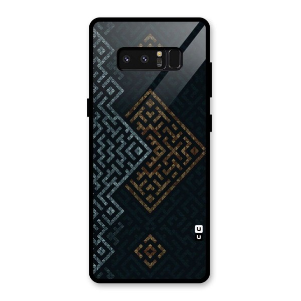 Smart Maze Glass Back Case for Galaxy Note 8