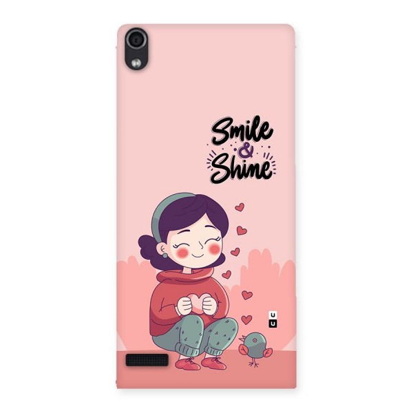 Smile And Shine Back Case for Ascend P6