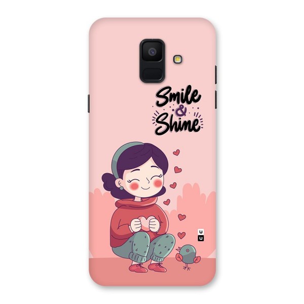 Smile And Shine Back Case for Galaxy A6 (2018)
