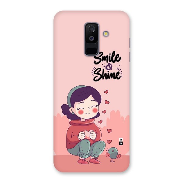 Smile And Shine Back Case for Galaxy A6 Plus