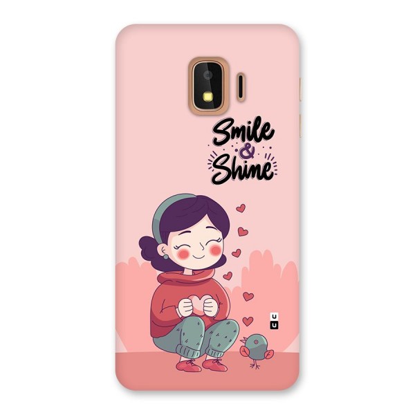 Smile And Shine Back Case for Galaxy J2 Core