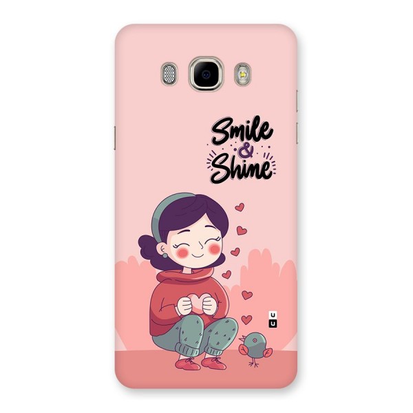 Smile And Shine Back Case for Galaxy J7 2016