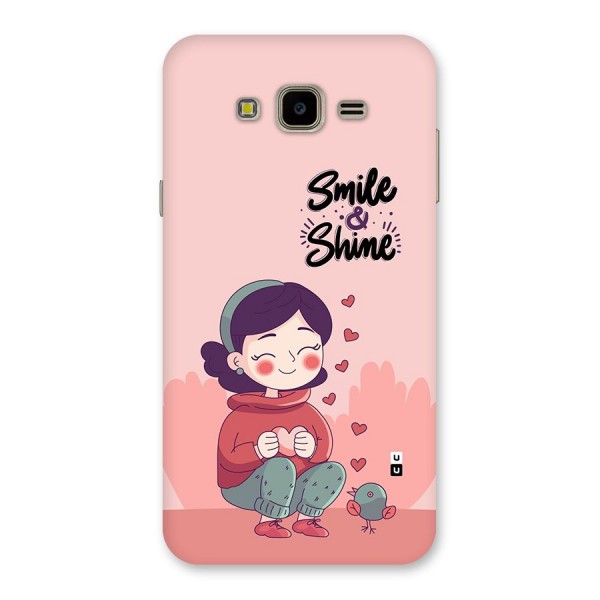 Smile And Shine Back Case for Galaxy J7 Nxt