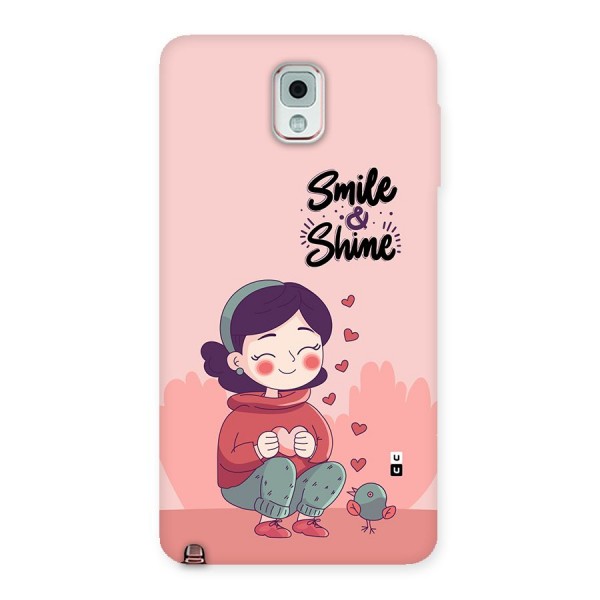 Smile And Shine Back Case for Galaxy Note 3