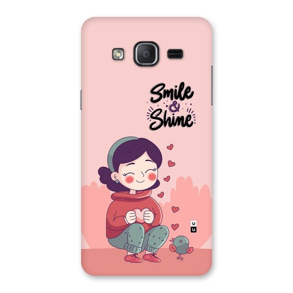 Smile And Shine Back Case for Galaxy On7 2015