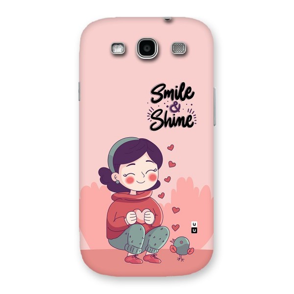 Smile And Shine Back Case for Galaxy S3