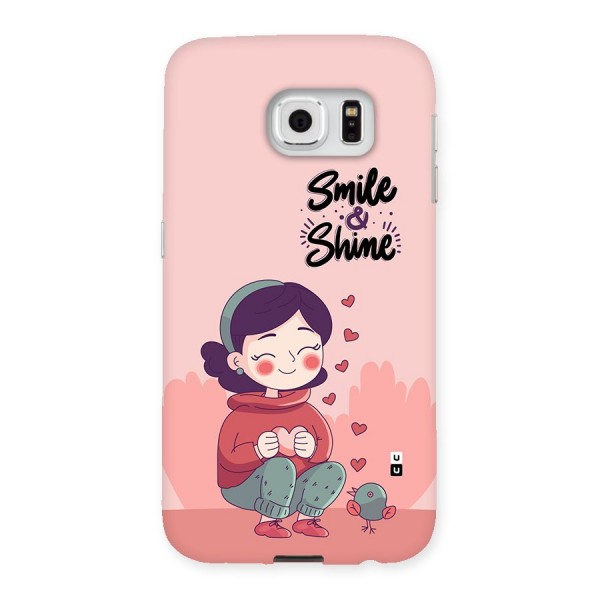 Smile And Shine Back Case for Galaxy S6