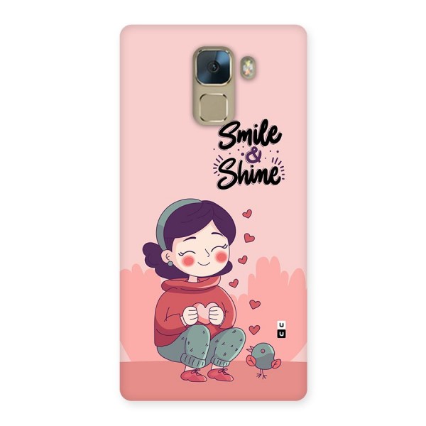 Smile And Shine Back Case for Honor 7