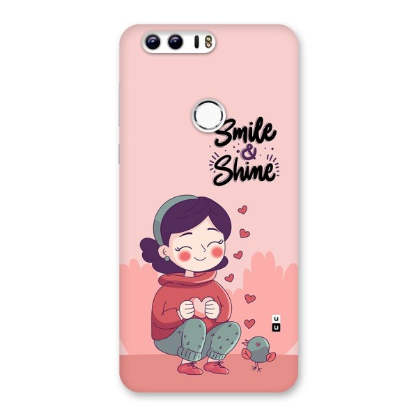 Smile And Shine Back Case for Honor 8