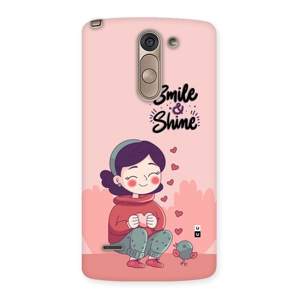 Smile And Shine Back Case for LG G3 Stylus