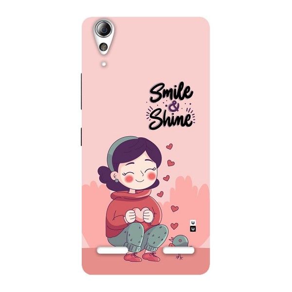 Smile And Shine Back Case for Lenovo A6000 Plus