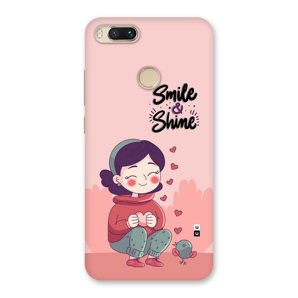 Smile And Shine Back Case for Mi A1