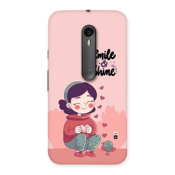 Smile And Shine Back Case for Moto G3