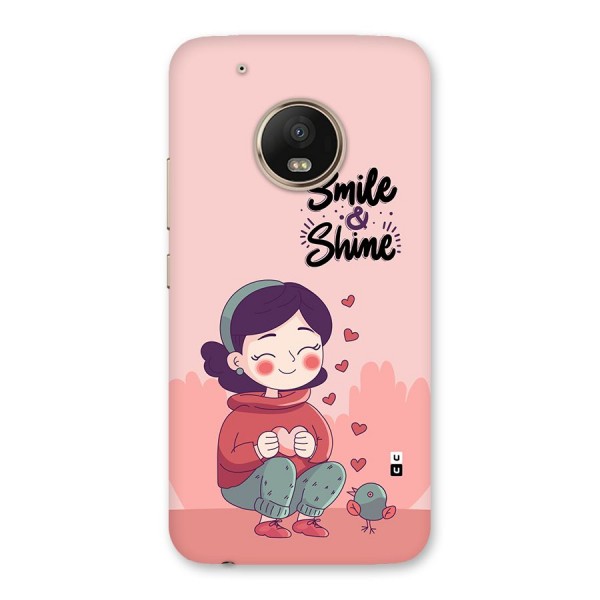 Smile And Shine Back Case for Moto G5 Plus