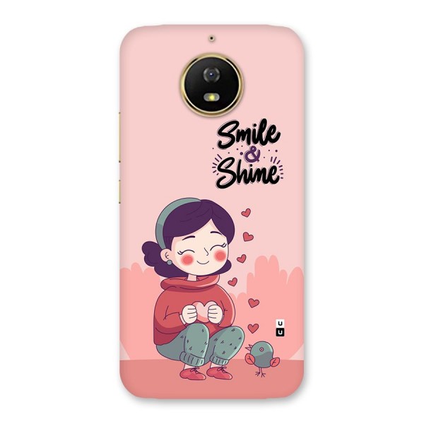 Smile And Shine Back Case for Moto G5s