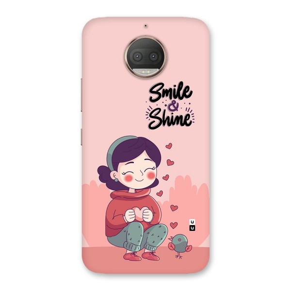 Smile And Shine Back Case for Moto G5s Plus