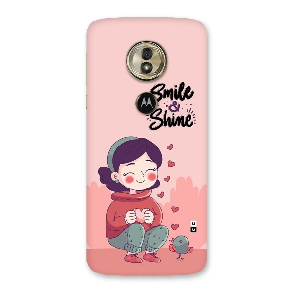 Smile And Shine Back Case for Moto G6 Play