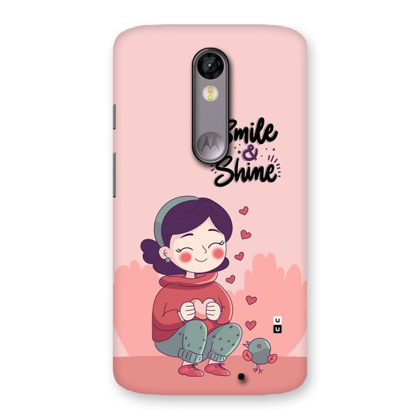 Smile And Shine Back Case for Moto X Force