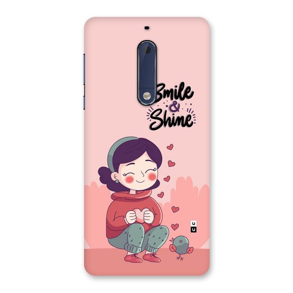 Smile And Shine Back Case for Nokia 5
