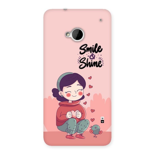 Smile And Shine Back Case for One M7 (Single Sim)