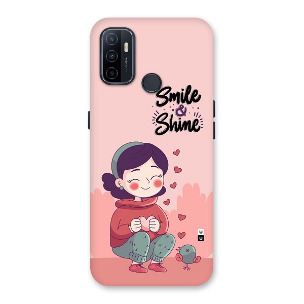 Smile And Shine Back Case for Oppo A32