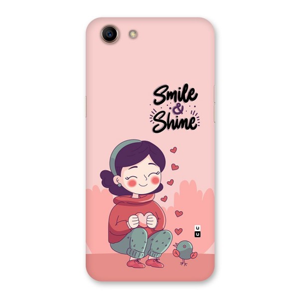 Smile And Shine Back Case for Oppo A83 (2018)