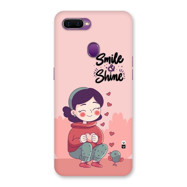 Smile And Shine Back Case for Oppo F9