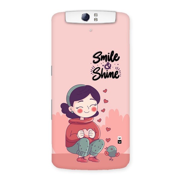 Smile And Shine Back Case for Oppo N1