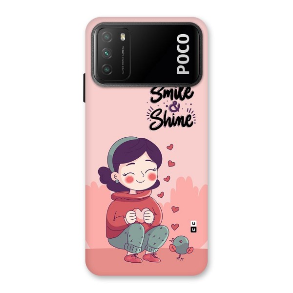 Smile And Shine Back Case for Poco M3