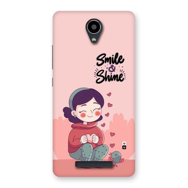 Smile And Shine Back Case for Redmi Note 2
