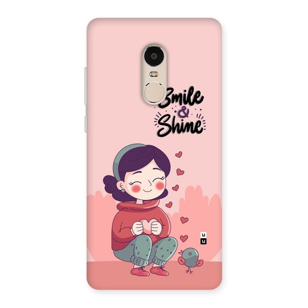 Smile And Shine Back Case for Redmi Note 4