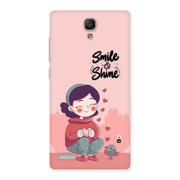 Smile And Shine Back Case for Redmi Note Prime