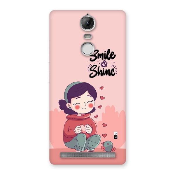 Smile And Shine Back Case for Vibe K5 Note