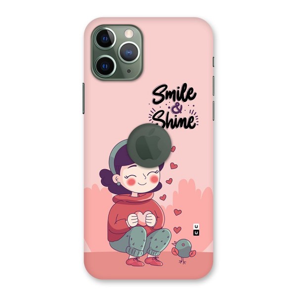 Smile And Shine Back Case for iPhone 11 Pro Logo Cut