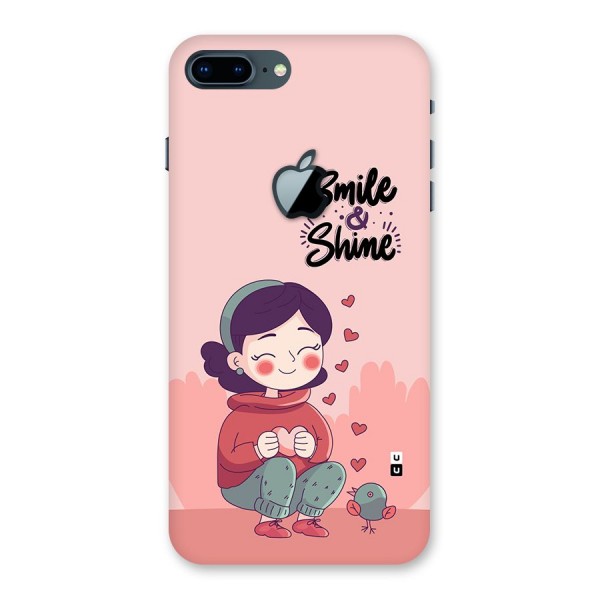 Smile And Shine Back Case for iPhone 7 Plus Apple Cut
