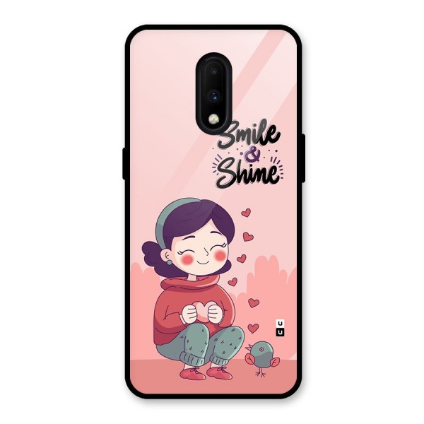Smile And Shine Glass Back Case for OnePlus 7