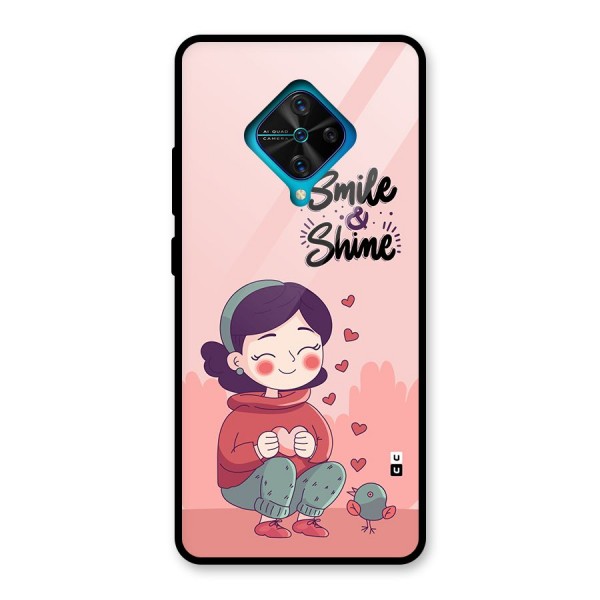 Smile And Shine Glass Back Case for Vivo S1 Pro